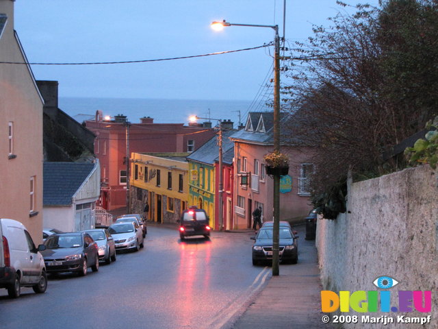 SX00088 Colourful houses Main street Tramore